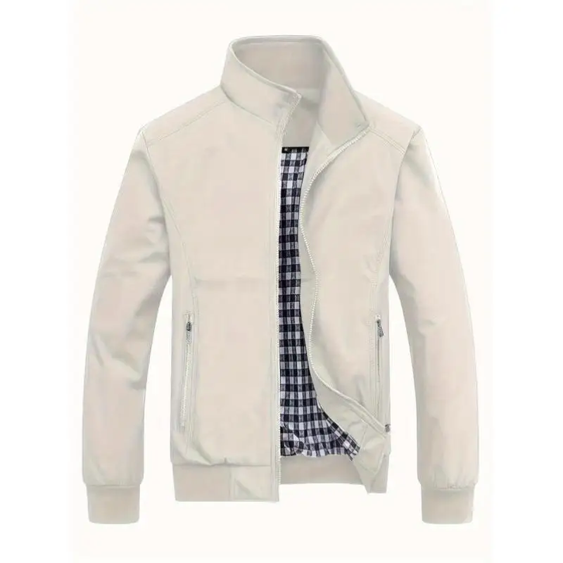 

New Men's Jaets Coats Sli Slim Fit ort Length V-Ne Seven Sve Long Suitable for Middle-Aged And ly Women