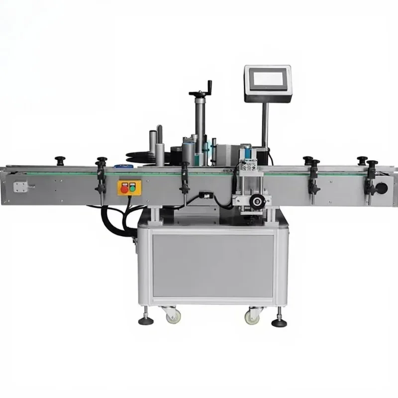 Customized Automatic Round Bottle Labeling Machine High Accuracy Easy Operation Sticker Label Applicator