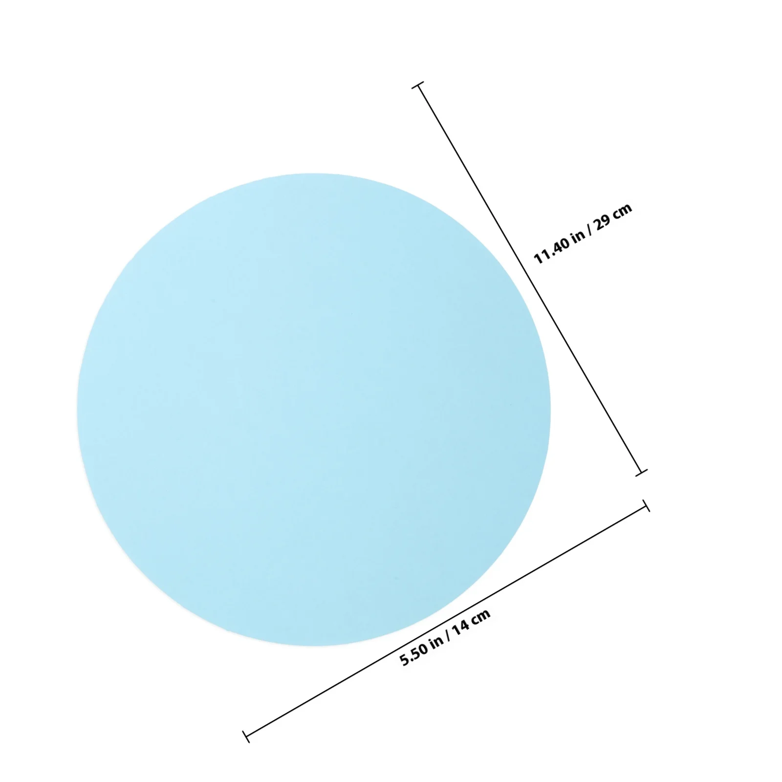 20 قطعة من الورق المقوى السميك المستدير DIY للأطفال أوراق رسم يدوية ورق رسم فارغ لتهنئة الفنانين والحرف اليدوية #4