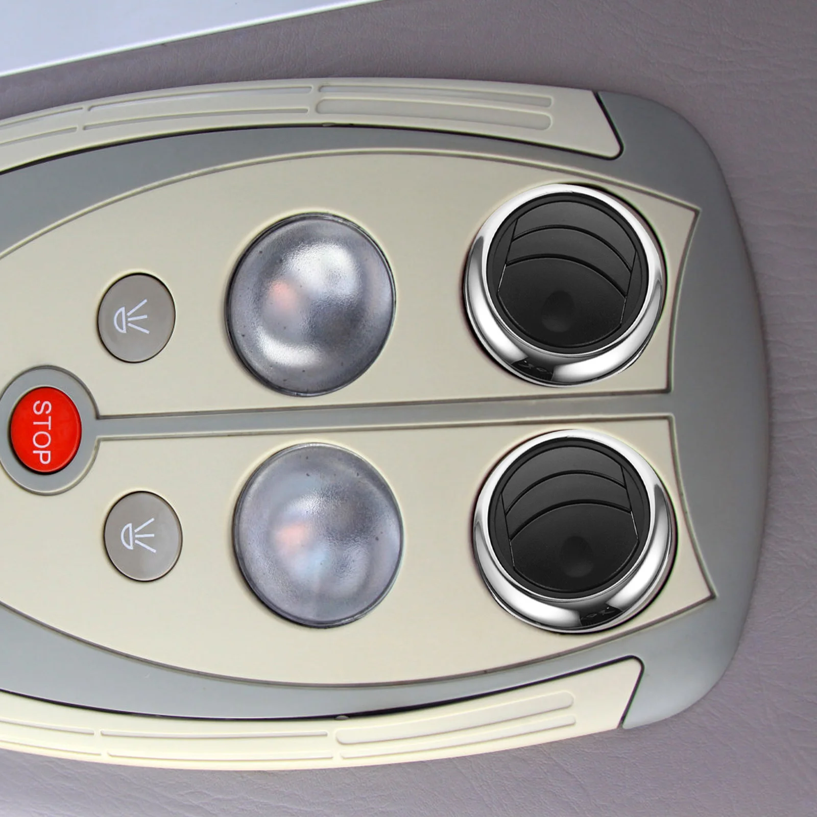 

Bus Air Conditioning Vent RV Car Outlet ABS Durable Replace Heater Dashboard Deflector Panel Caravan Repair Auto Decorations