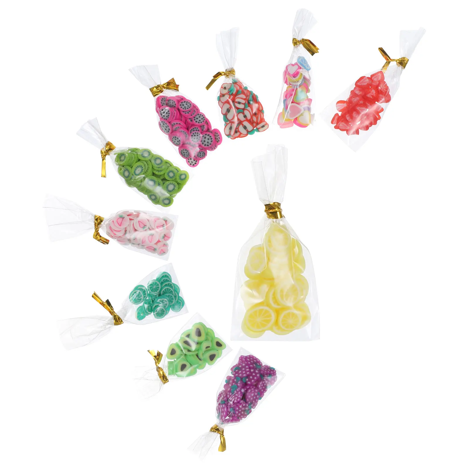 

10 Pcs Candy Snack Set Miniature Food Toy Toys Props Accessories Model Small Bags