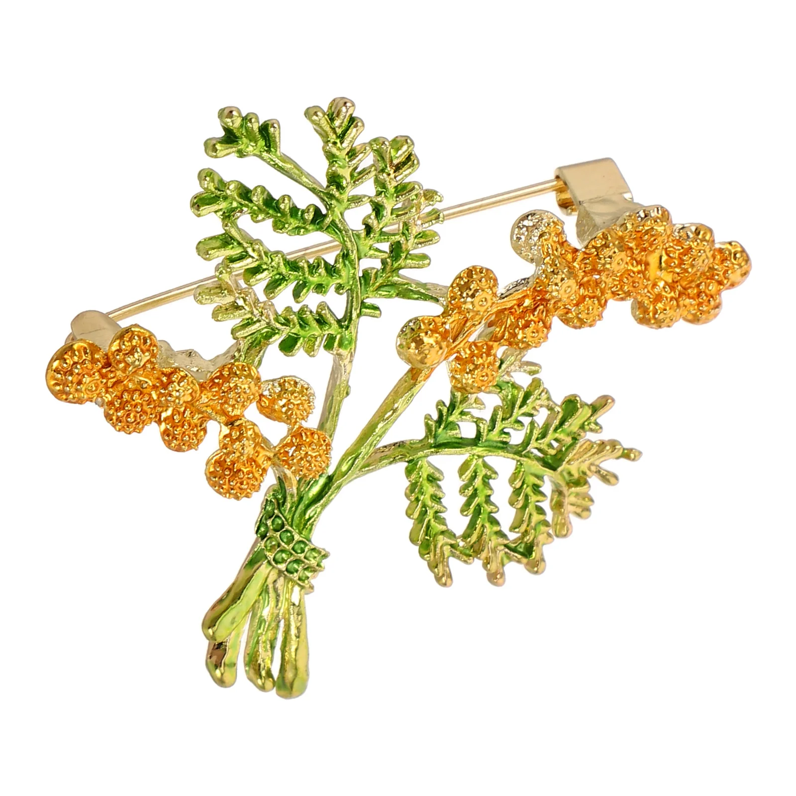 

Pine Cone Brooch Green Leaf Pin Elegant Women Men Collar Cardigan Clips Fashion Accessories Enamel Lapel Brooch Shawl Buckle