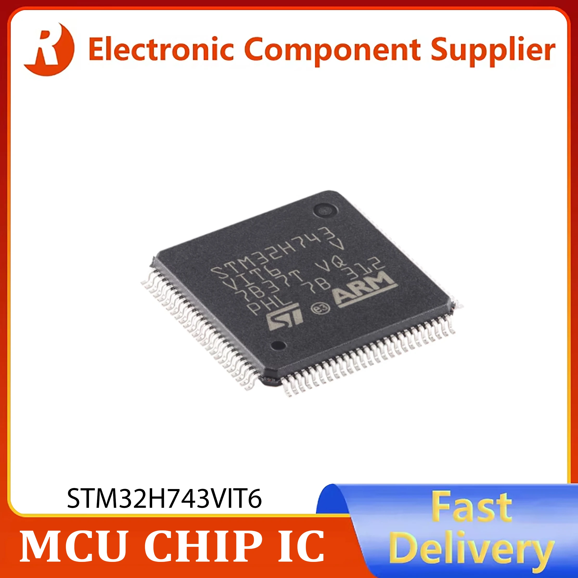 1PCS/Lot STM32H743VIT6 、STM32H743IIT6 、STM32H743ZIT6 、STM32H743VGT6 、STM32H743XIH6 、STM32H743VIH6 New microcontroller chip