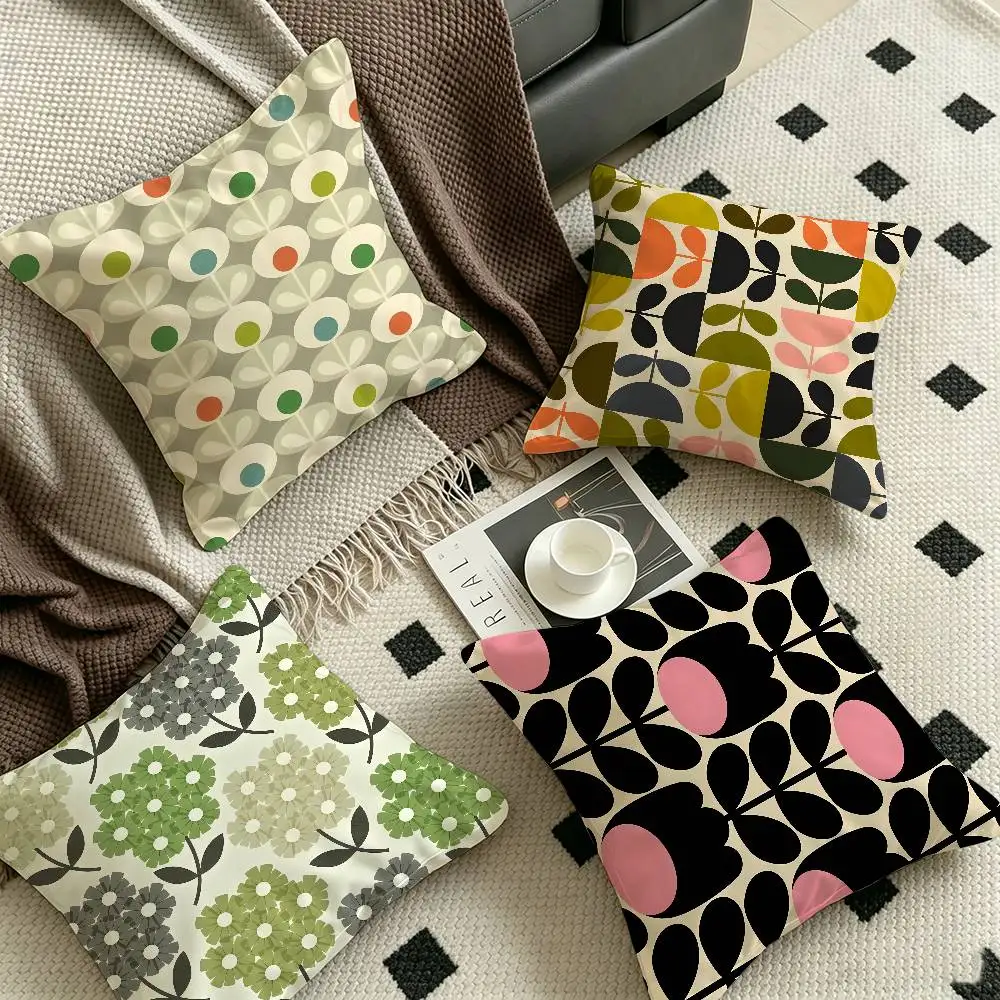 Art O-Orla Kiely Flower Pillow Anime Pillow Sofa Bed Head Pillow Cover Cushion Cover 45x45 cm Fashion