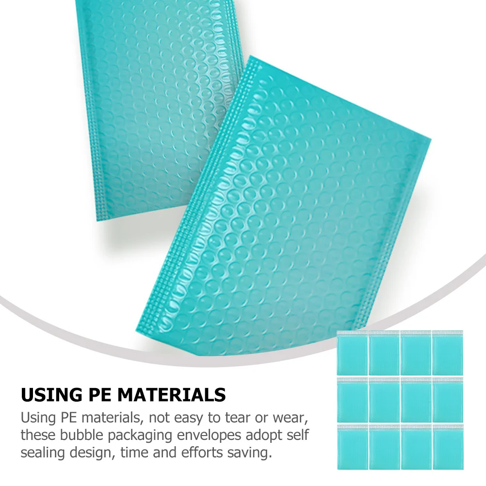 50 pçs bolha mailers pe material resistente à punctura amortecimento rosa sacos de transporte para pequenas empresas acessórios de envio