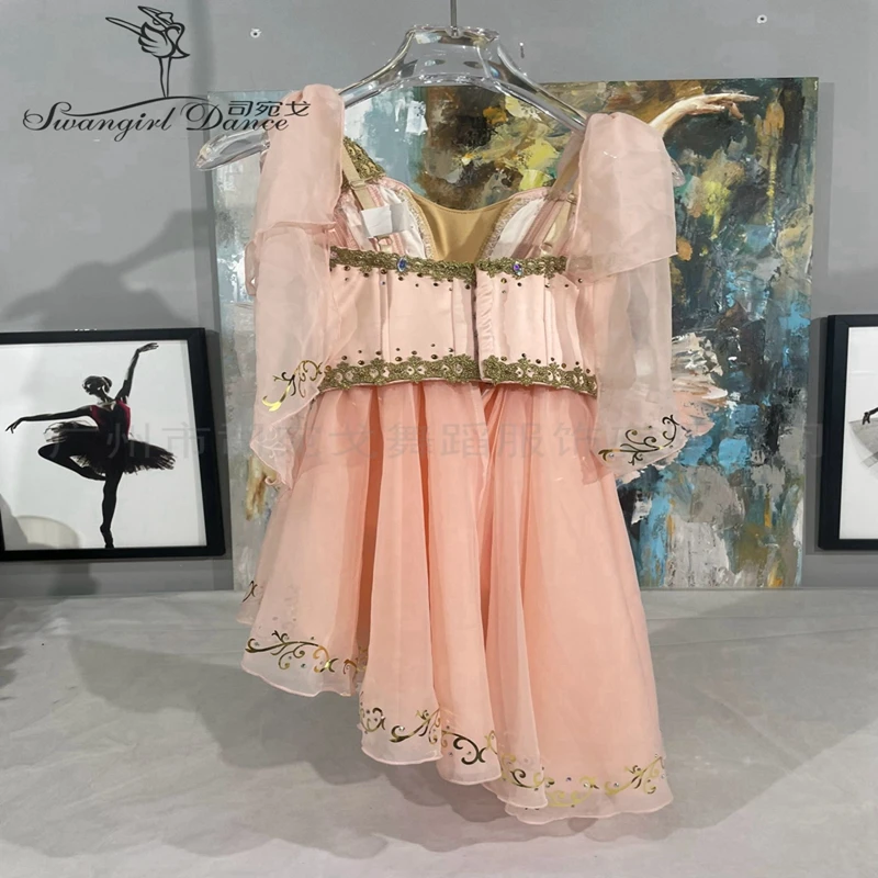 Robe de Ballet de compétition Talisman Variation, rose pêche C, robe de ballerine professionnelle BT4422