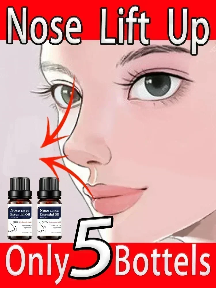 Minyak esensial menaikkan hidung, minyak esensial rinoplasti pijat perbaikan hidung wanita, minyak esensial perawatan mengangkat hidung Beauty090437