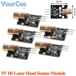 10pcs/1pc 5V IR Laser head sensor module infrared laser tube diode dot laser for Arduino DIY electronic building block