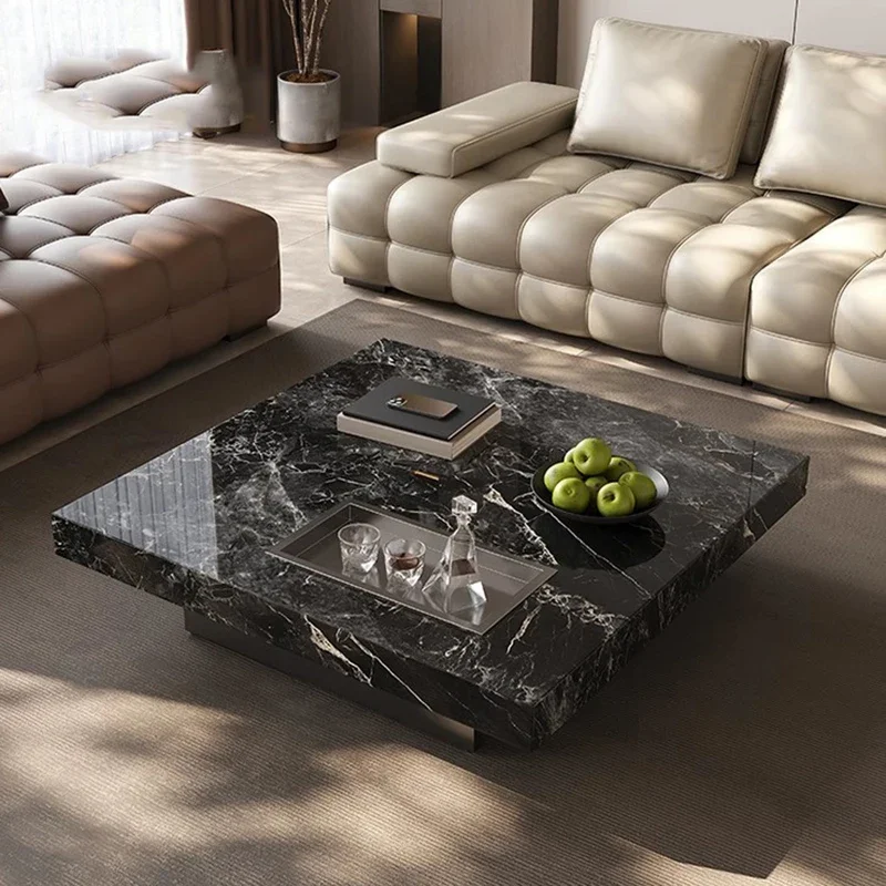 

Aesthetic Minimalist Coffee Table Rectangle Vintage Black Luxury Coffee Tables Book Design Italian Mesa Auxiliar Patio Furniture