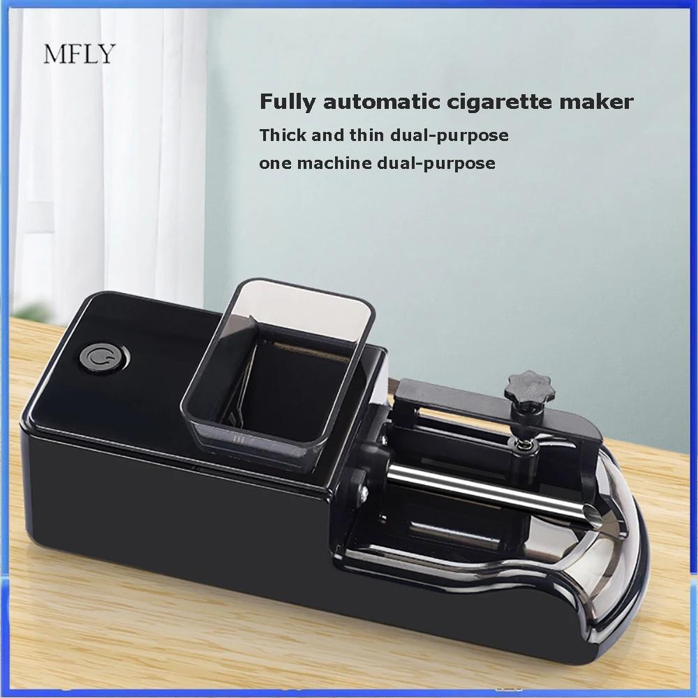 

Thick and Thin Electric Cigarette Rolling Machine Automatic Cigarette Rolling Machine 8.0/6.5 Tire-C Interface