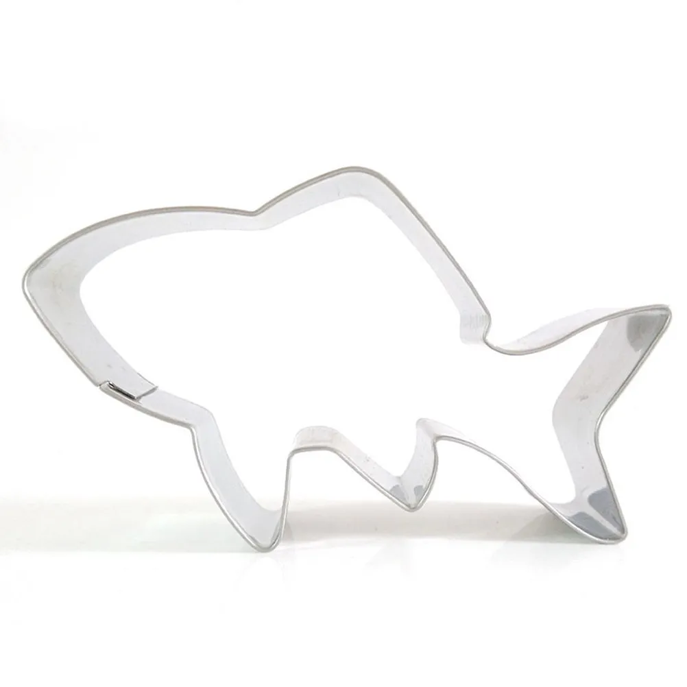 3Pcs Fish Shape Cookie Cutters Stainless Steel Set Baking Pastry Biscuit Cutters DIY Fondant Cake Decorating Kitchen Tools