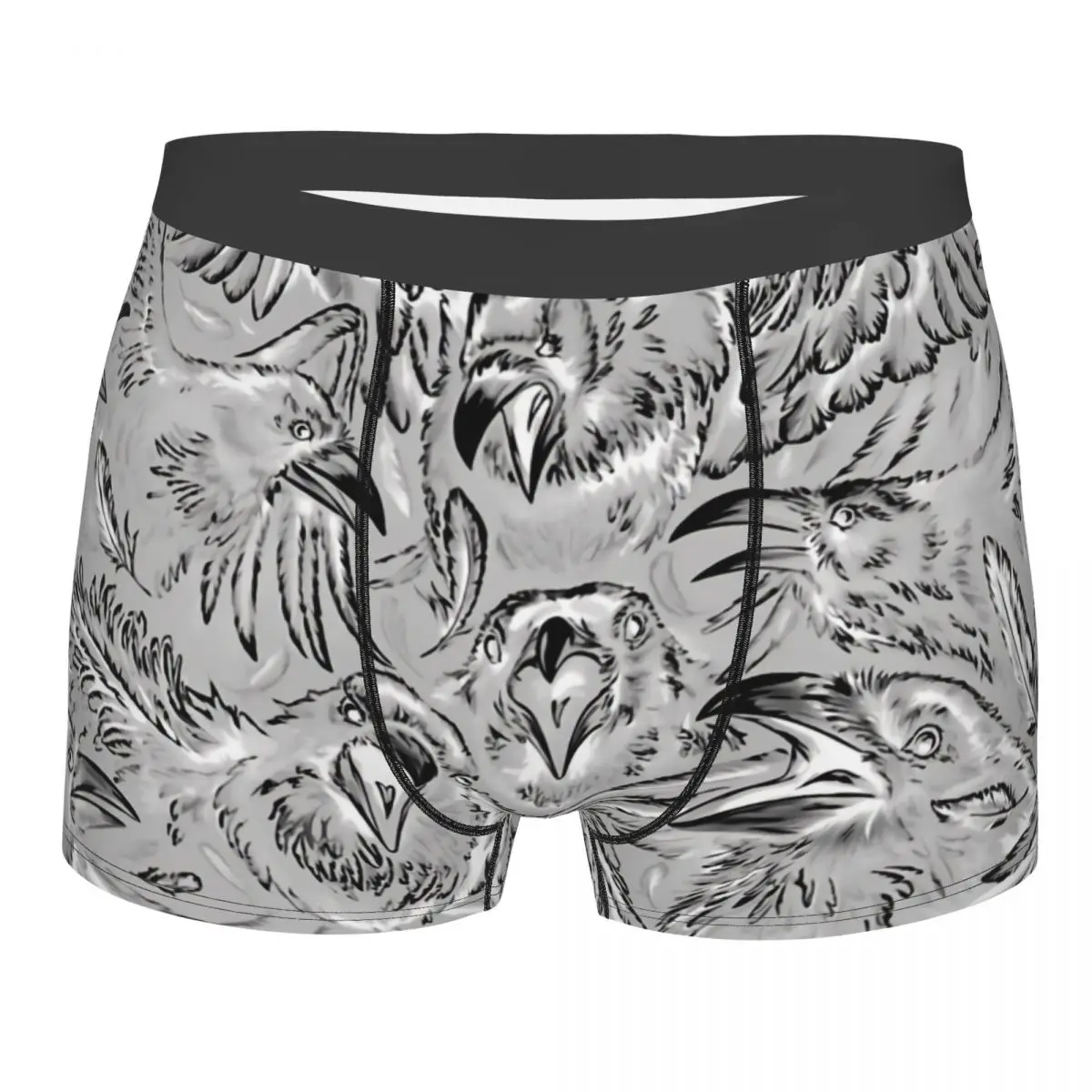 Silver Ravens Man's Boxer Briefs Highly Breathable Underpants Top Quality Print Shorts Gift Idea