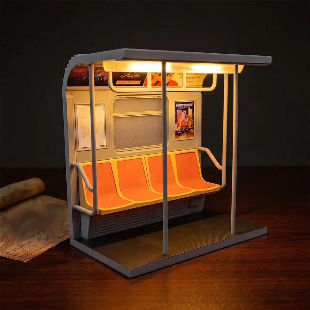 

LED Night Light Subway Train Light Creative Design Desk Decor Train Table Lamp Unique Design Personalized Decor