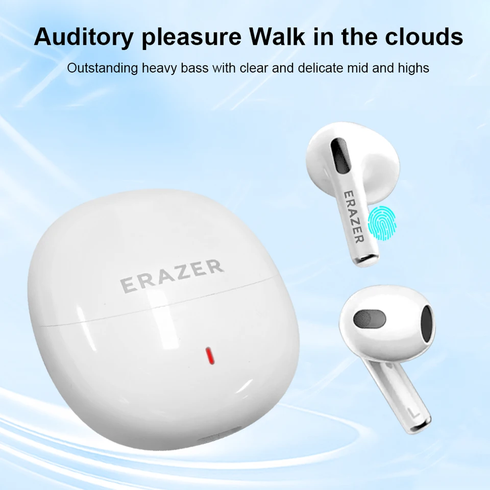ERAZER ワイヤレス Bluetooth 5.3 イヤホンスポーツ TWS ワイヤレス