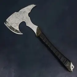 Axe camping multifunctional tomahawk woodworking axe manganese steel handmade integrated forging wild boar axe