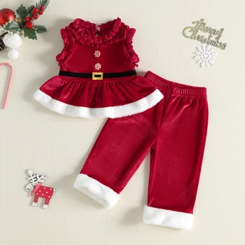 Velvet Christmas Girl Set 1