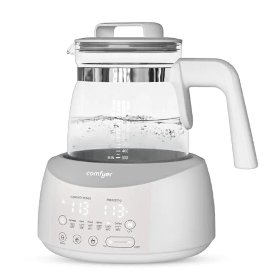

BK01 Bottle Warmer Baby Bottle Warmer with Night Light and Faster Cooling Fan Instantly Water Warmer Tea Kettle Electric with 6