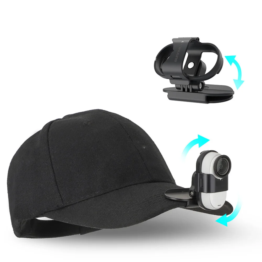 ​ หัวหมวกเป็ดสําหรับ Insta360 GO 3S Brim คลิป First Person ยิงเป็ดหมวกหัวรั้งอุปกรณ์เสริม