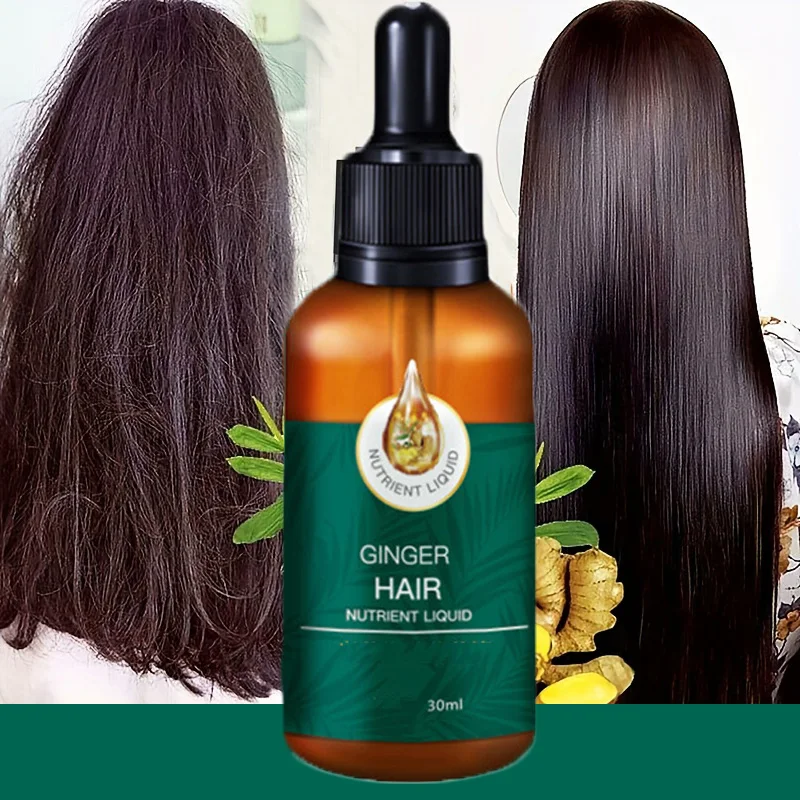생강 모발 성장 오일 탈모 방지 세럼 빠른 모발 재성장 대머리 예방 두피 영양 모발 성장 제품 강화