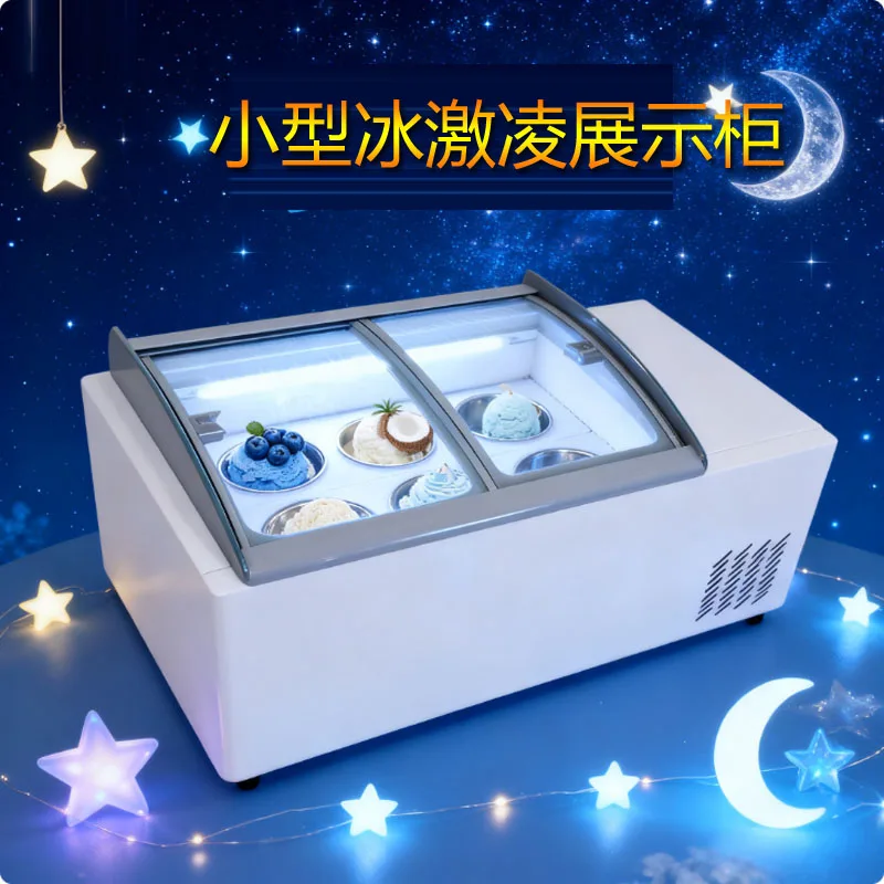 

Настольная витрина для мороженого, 110/220 В, морозильная камера, дисплей, счетчик, дисплей для мороженого, замораживающая машина