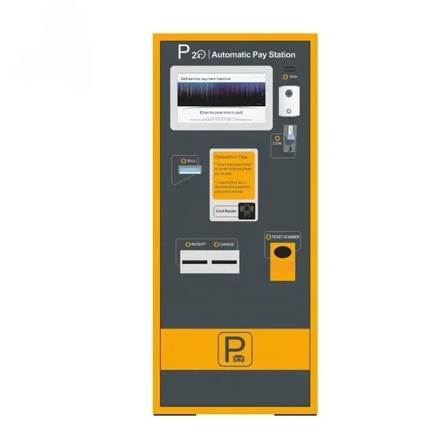 Лучший поставщик самообслуживания, оплата счетов, ПАРКОВКА, KIOSK XTD, киоск для самостоятельной оплаты парковки на открытом воздухе со считывателем RFID-карт