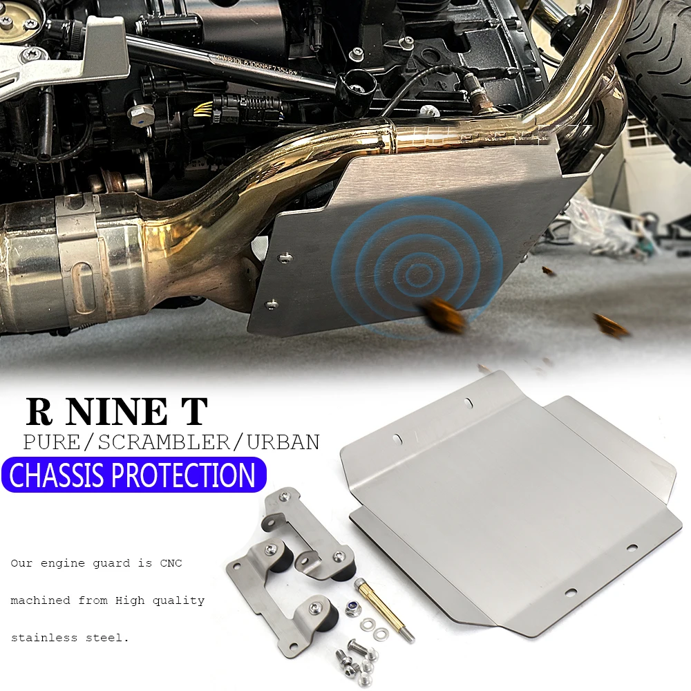 For BMW R NINE T Scrambler R nine T Pure R NINET Urban Motorcycle Engine Base Chassis Protection Cover Skid Plate R9T r9t