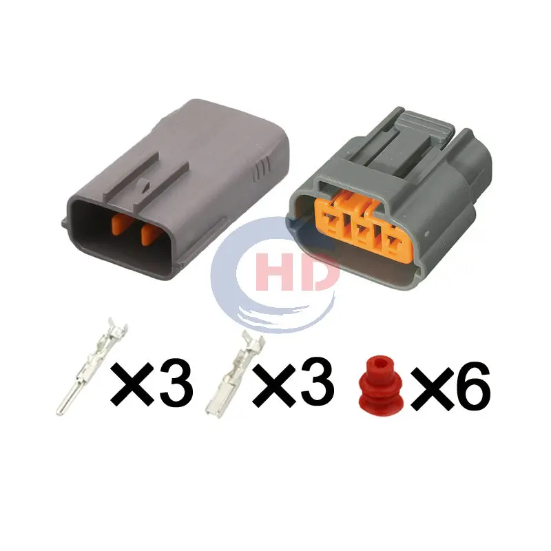 

1-20 sets 3 pin Japanese Coil & Sensor Receptacle Kit 6195-0012 6195-0009