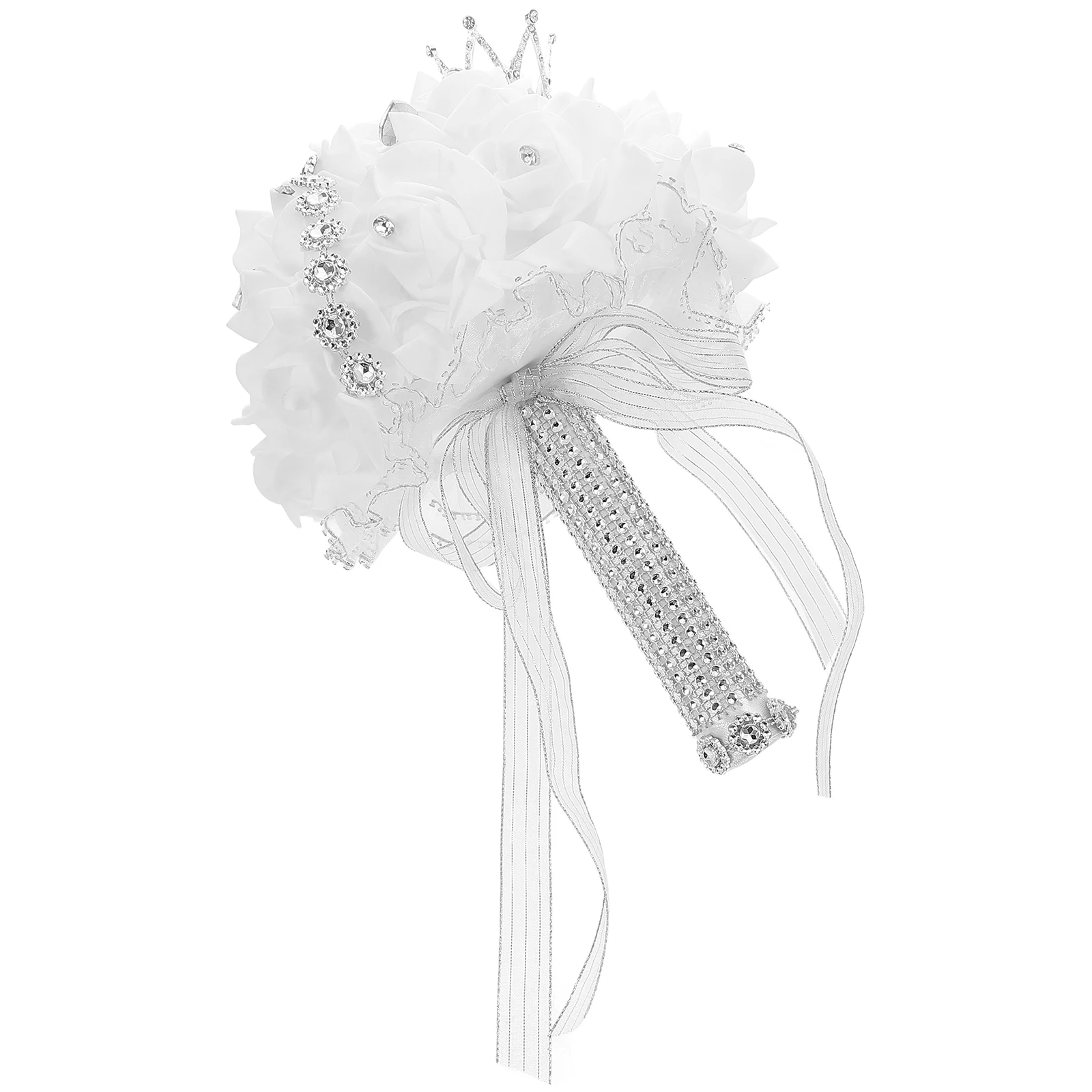 

Artificial Flower Bouquet Fake Bridal Wedding Bridesmaid Prom Boho Lightweight Elegant Design Wedding Ceremony