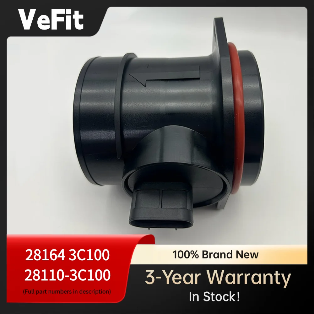 

Air Flow Meter Sensor MAF for HYUNDAI Grandeur Santa Fe Sonata 3.3L 2.7L KIA Carnival Magentis Sorento 28164-3C100 28110-3C100