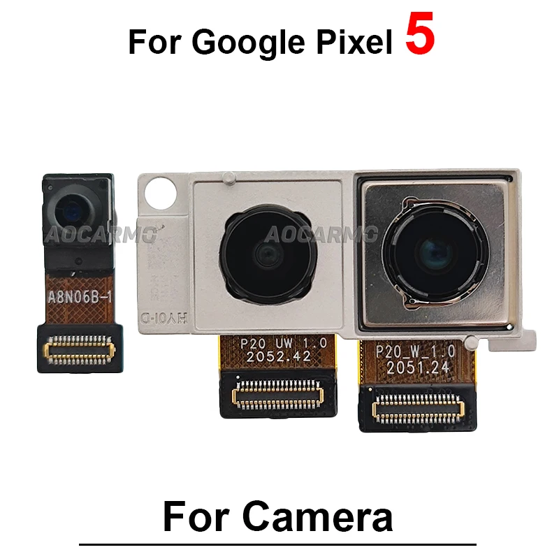 Facing Front Camera For Google Pixel 6 Pro 5 4 3 XL 4xl 4A 4G 5G 6Pro Rear Back Main Camera Flex Cable Replacement Parts