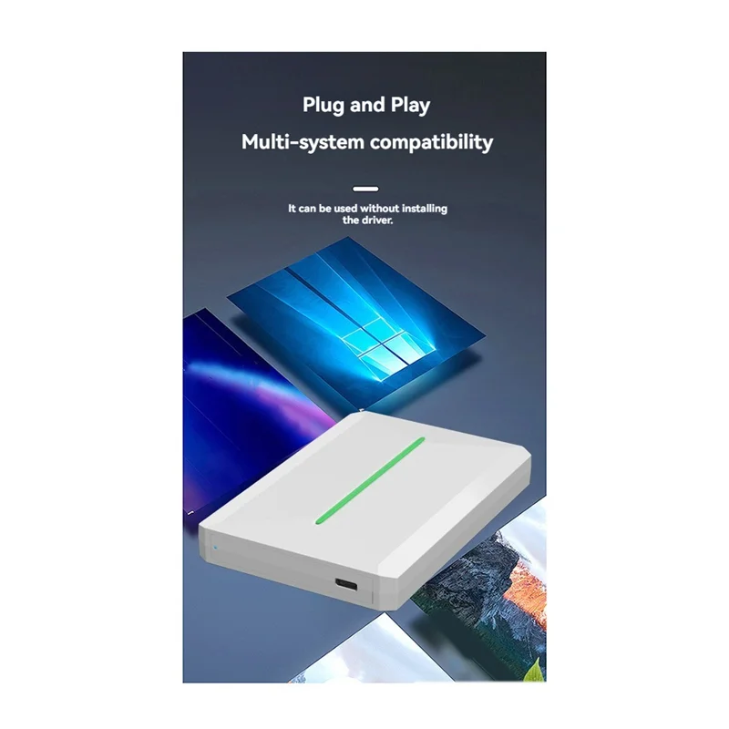 حافظة FEDI-Mobile SSD/HDD USB 3.1 حافظة محرك الحالة الصلبة حافظة قرص صلب للعبة الخارجية لـ PS4/PS3/PS2/Switch لـ PC B