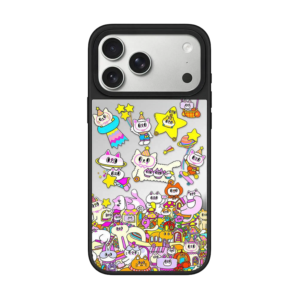 

6011911 Acrylic / Mirror Magnetic Case: Compatible with IPhone 17 16 15 14 13 12 Pro Max 17 Air