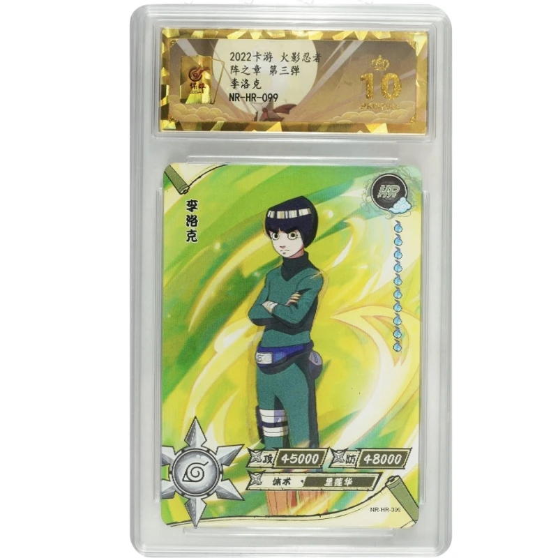 Cartoon anime card Naruto collection card KAYOU Temari Sai Lee Locke HR rating 10 explosive gold card collection toy kids gift