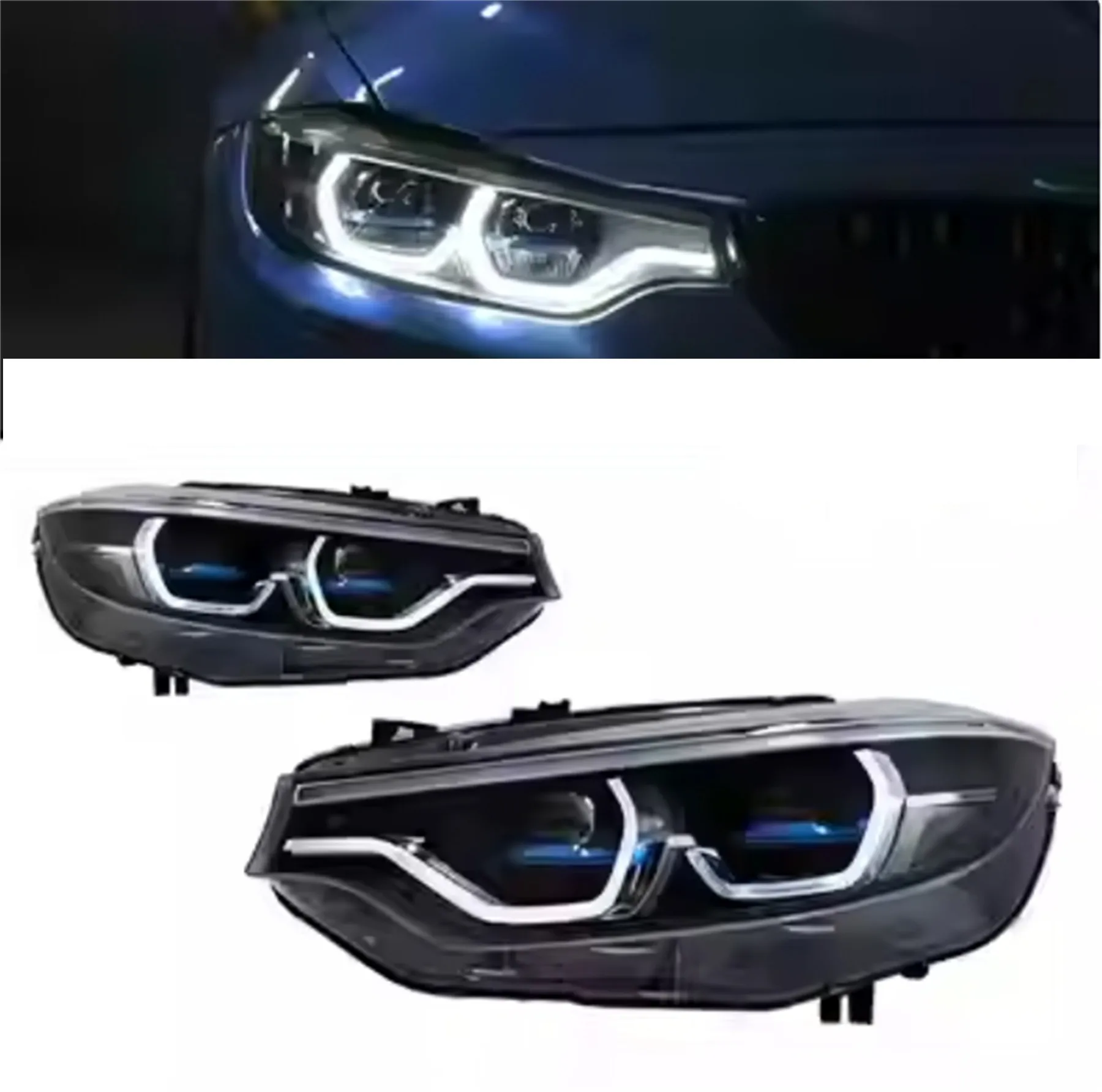 

Front Led headlight for BMW 4 Series F32 F33 F36 13-20 Daytime Running DRL headlamp Low High Beam Turn signal