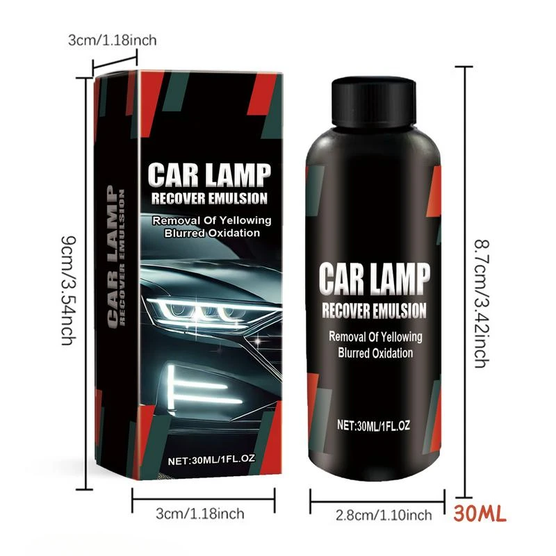 Headlight Restorer Auto Headlight Lens Restorer Headlight Polish Safe Car Lights Cleaner Light Restorer For Repair Yellowing