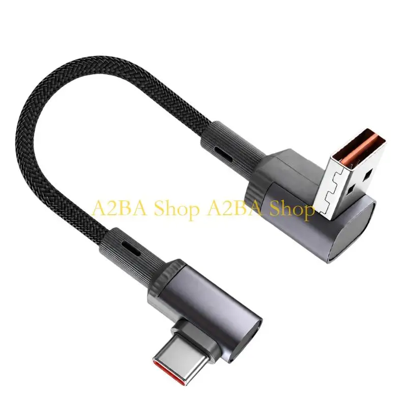 A2BA USB-A to USB C Data Cable, 480Mbps 66W Fast Cord for Phone, Tablet and Backup Battery Charging for Everyday Use