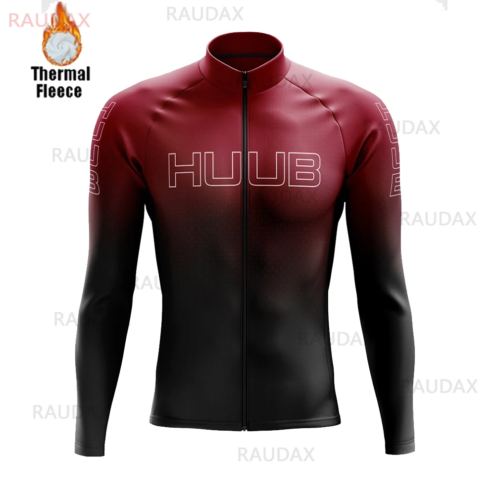 Winter Long Sleeves Cycling Jersey 2023 New Winter Thermal Fleece Bicycle Cycling Clothing Men's MTB Roupa Ciclismo Masculino