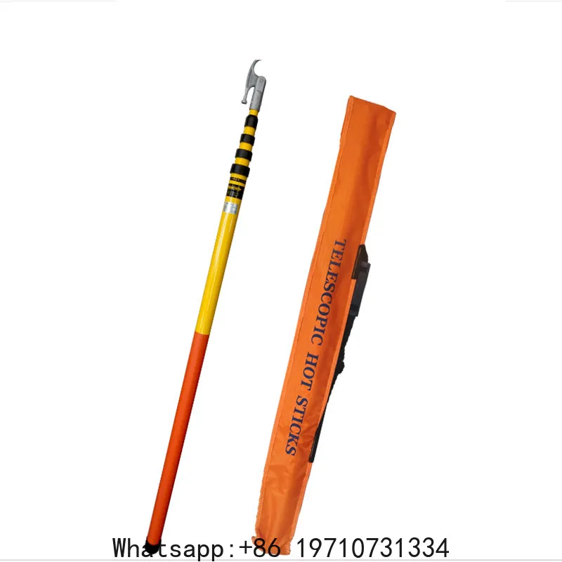 

adjustable High-voltage pull rod insulation lever Operating lever 5 sections 8 meters Maximum withstandable voltage 500KV