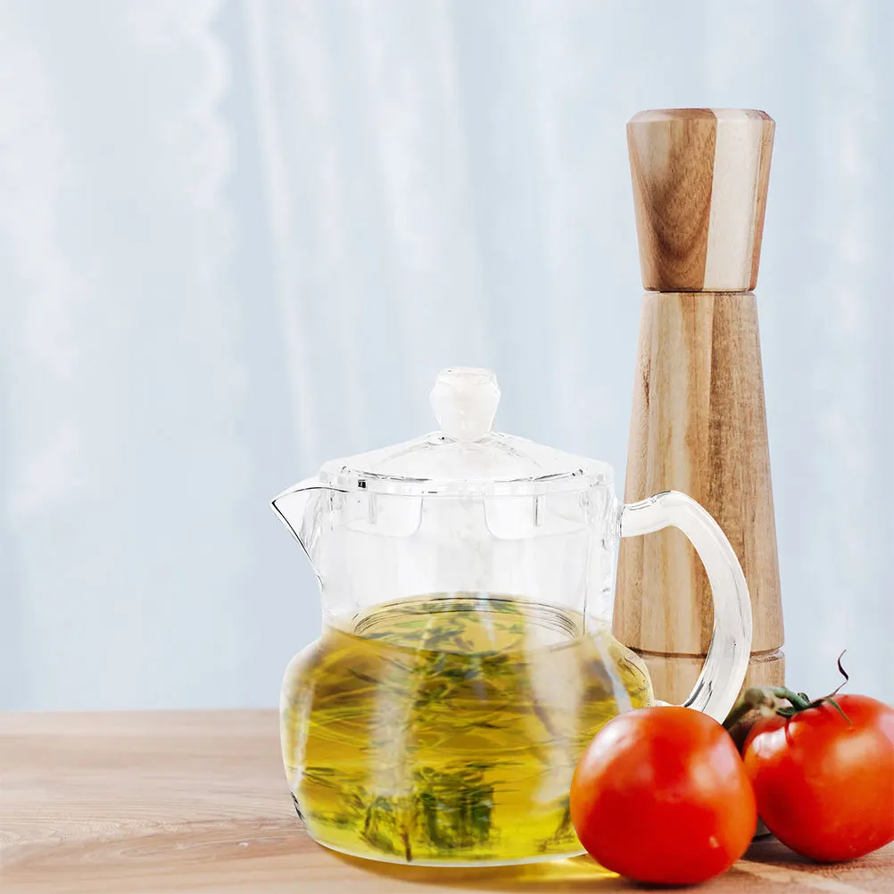 

2Pcs Acrylic Honey Jar Syrup Dispenser Set Leakproof Clear Containers for Kitchen Storage Serving Supplies Honey Jar