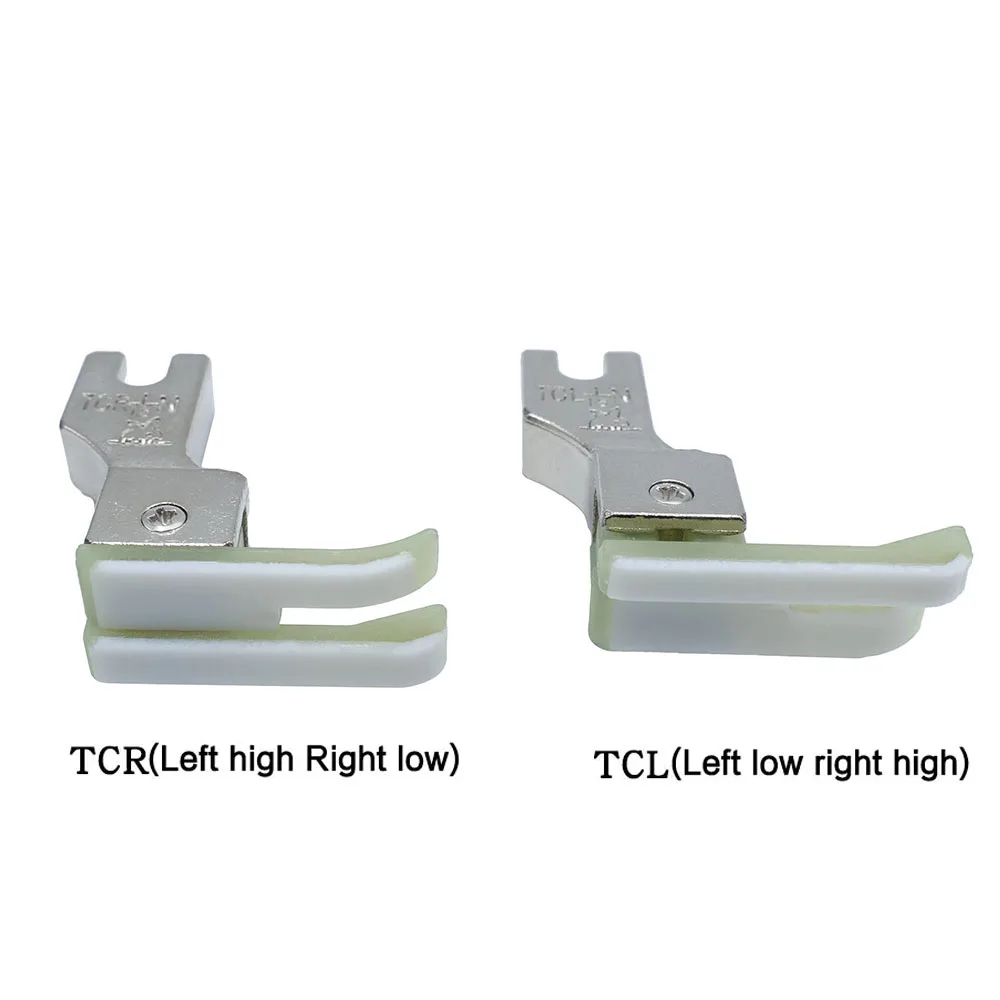 TCR TCL Right and Left Plastic Compensating Presser Foot for Industrial Single Needle Sewing Machine Juki Singer Brother