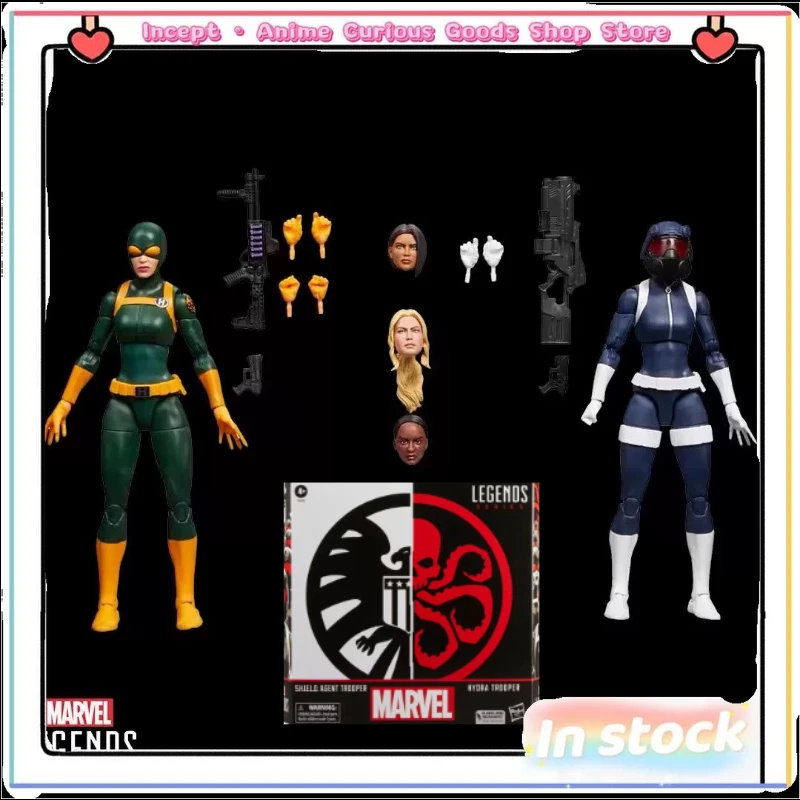 

In Stock Hasbro Marvel Legends S.H.I.E.L.D. Female Agent Hydra Female Soldier Double Set 6-inch FigureLuxury Set Collectiongifts