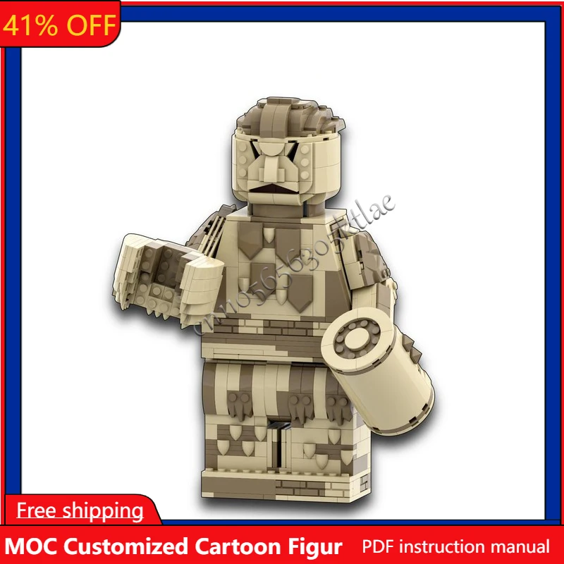 

692 PCS MOC Customize Famous Up Scaled Minifigure Gobstopper Love Edition Brickhead Model Birthday Cartoon Anim Figures Toy Gift