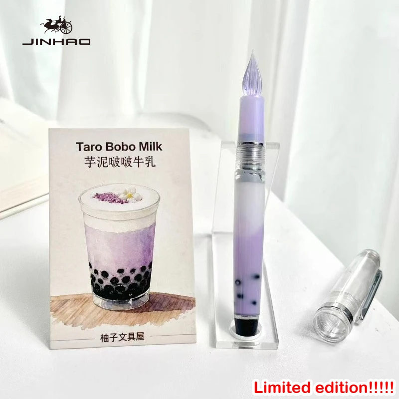 JINHAO 82 Glass Dip Pen Handcrafted Limited Edition Finely Grounded Smooth Writing Art School Office Supplies Stationery