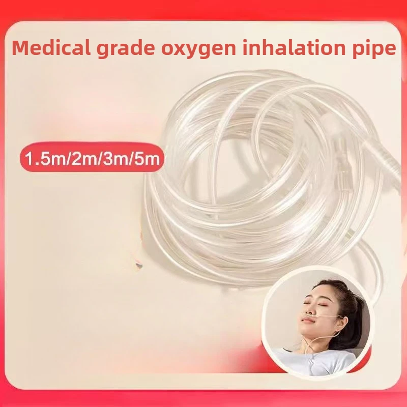 2PCS 10m/6m/4m/2m soft nasal oxygen tube Disposable Nasal Cannula Independent Packing oxygen generator Breathing Cannula