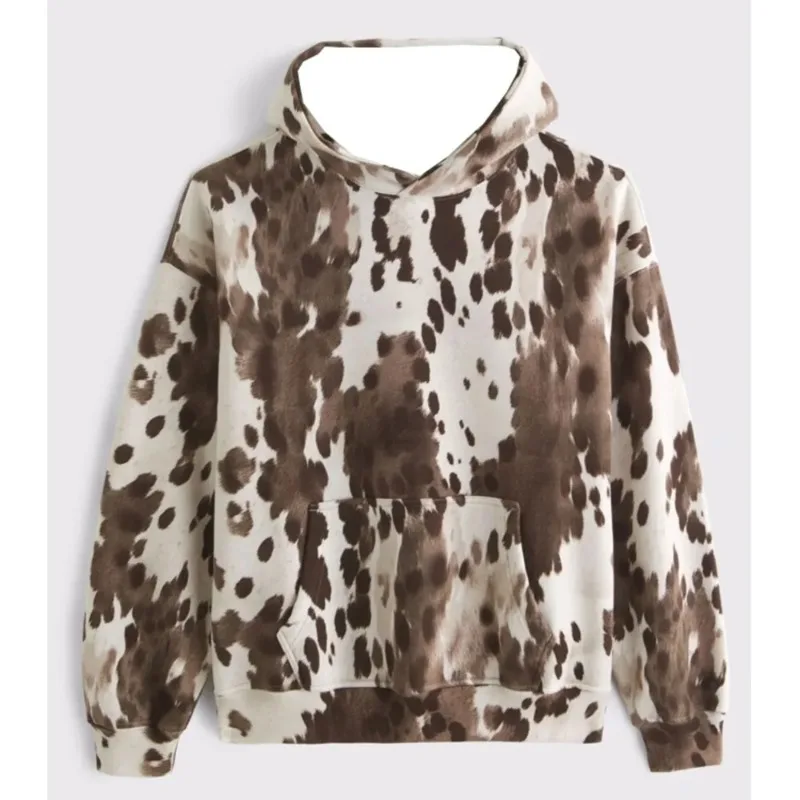 سترة بغطاء للرأس عصرية جديدة لعام 2025 مع تصميم بنمط مطبوع ثلاثي الأبعاد وقلنسوة يوميًا بنمط جيب بأكمام طويلة