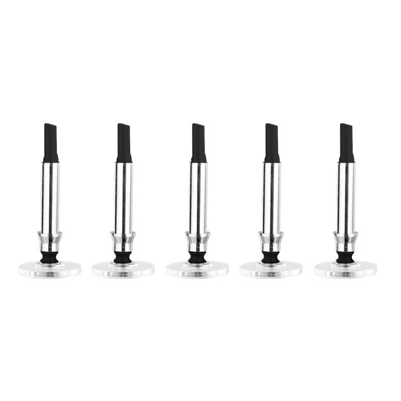 5PCS penna stilo universale disco trasparente schermo capacitivo Touch Pen punta di ricambio disegno scrittura pennino matita testa