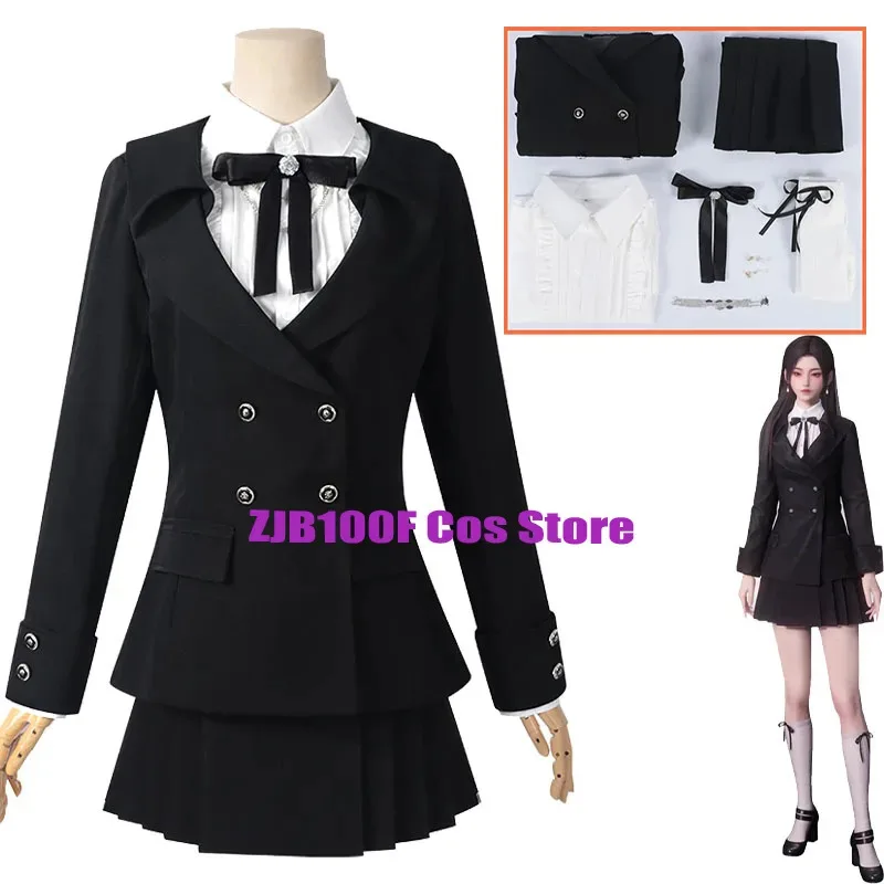 Qimeng تأثيري لعبة الحب وأبطال الفضاء العميق تأثيري حلي لقاء JK موحدة حفلة الهالوين النساء كرنفال الزي