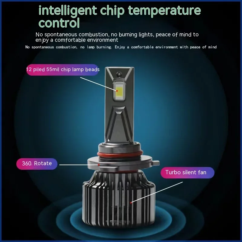 Auto-LED-Scheinwerfer 150 W, ultrahohe Helligkeit, leistungsstarke LED-Scheinwerfer H11LED H4 h7LED-Scheinwerferlampen