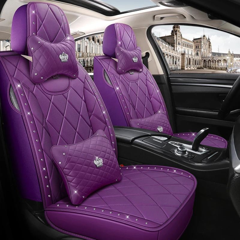 

New Car Seat Cover Set For Jetta Volkswagen VW Polo 9N Sedan 6R Touareg Passat b5 b6 b8 Golf 7 4 5 6 T-ROC Tiguan Accessories