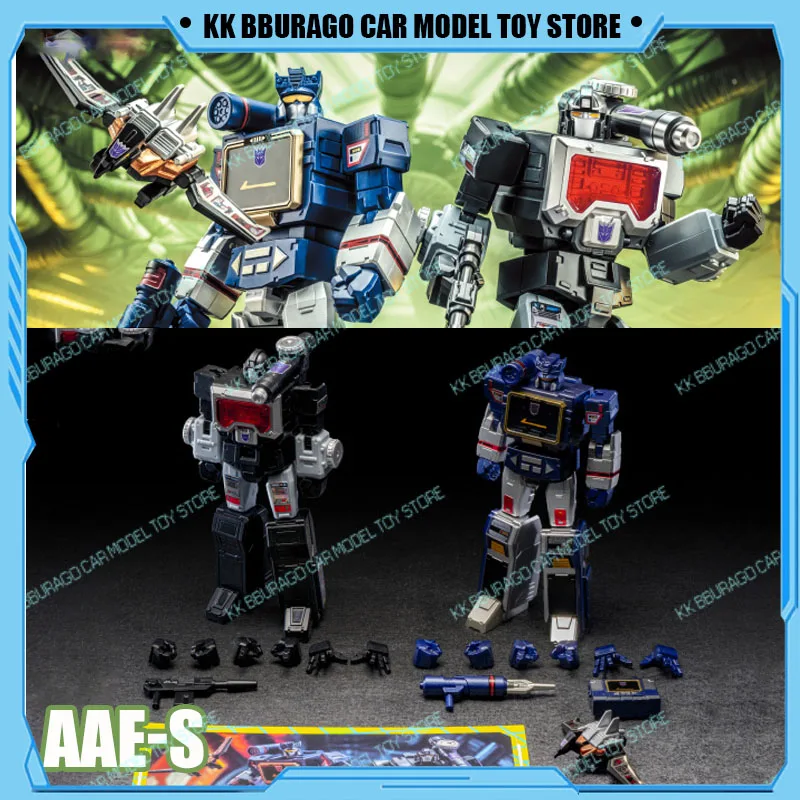 Presale AULDEY التحول AAE-S مجموعة AAE سلسلة مصغرة حرب التجسس Soundwave Magnificus Buzzsaw عمل أرقام لعبة سيارة روبوت
